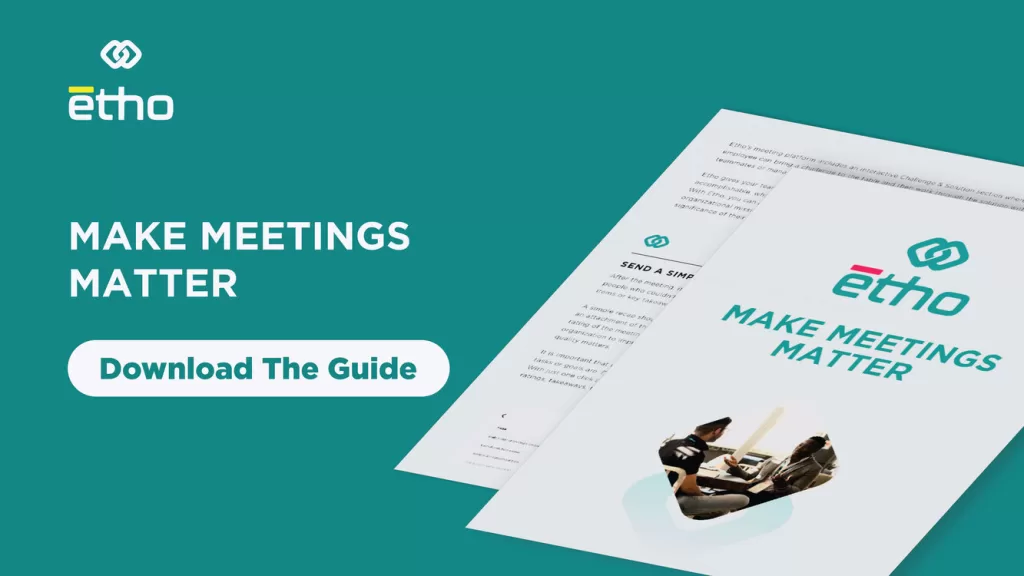 Make Meetings Matter Mini Guide